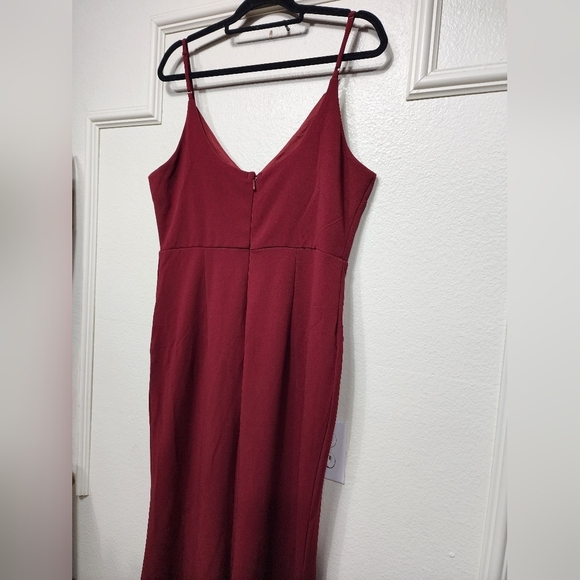 Lulus Infinite Glory Wine Red Maxi Dress XL Wedding Party Guest Prom Formal NWOT - Picture 9 of 10